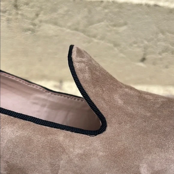 Franco Sarto Tan/black Wedge Shoes Suede - Picture 10 of 15